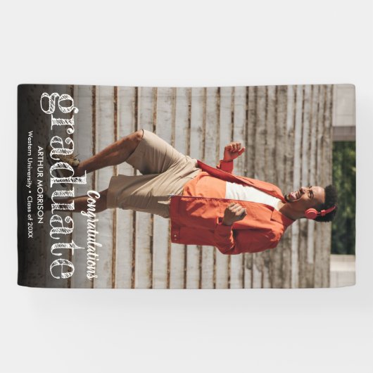 Moderne fotograafpartij spandoek (Horizontaal)