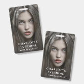 Moderne Fotografeur Haar Make-up Artiest Badge (Voor- en achterkant)
