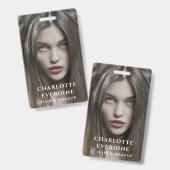Moderne Fotografeur Haar Make-up Artiest Badge (Voor- en achterkant)