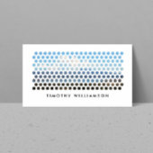 Moderne fotografie cirkels patroon sociale media visitekaartje