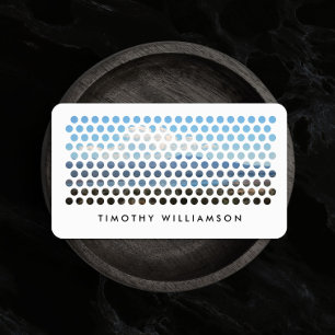 Moderne fotografie cirkels patroon visitekaartje