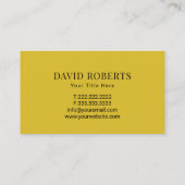 Moderne fotografie Estate Custom Logo Visitekaartje (Achterkant)