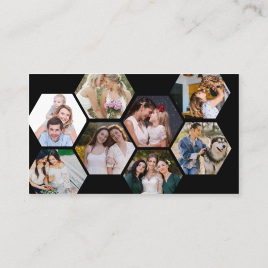 Moderne fotografie marketing camera fotograaf visitekaartje (Achterkant)