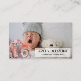 Moderne Fotografie met Camera illustratie Visitekaartje