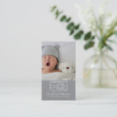 Moderne fotografie-professional visitekaartje (Staand voorkant)