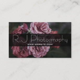 Moderne fotografie visitekaartje