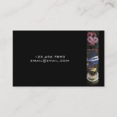 Moderne fotografie visitekaartje (Achterkant)