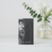 Moderne fotografie Volledige foto Stijlvolle grijs Visitekaartje (Staand voorkant)