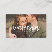 Moderne fotografie witscript | VISITEKAARTJES (Voorkant)