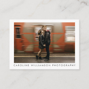 Moderne fotografie Zakelijke grote foto stijlvol Visitekaartje