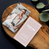 Moderne fotografiefotograaf visitekaartje