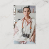 Moderne fotografiefotograaf visitekaartje (Voorkant)