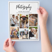 Moderne fotografische pakketten en prijsfoto's flyer (Hand)