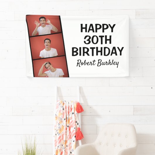 Moderne fotogreep | Birthday Banner (Insitu)
