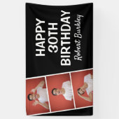 Moderne fotogreep | Birthday Banner (Verticaal)
