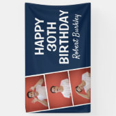 Moderne fotogreep | Birthday Banner (Verticaal)