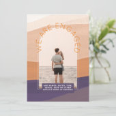 MODERNE FOTOHUWELIJKSUITNODIGING - Gemengde Kleure Kaart (Staand voorkant)