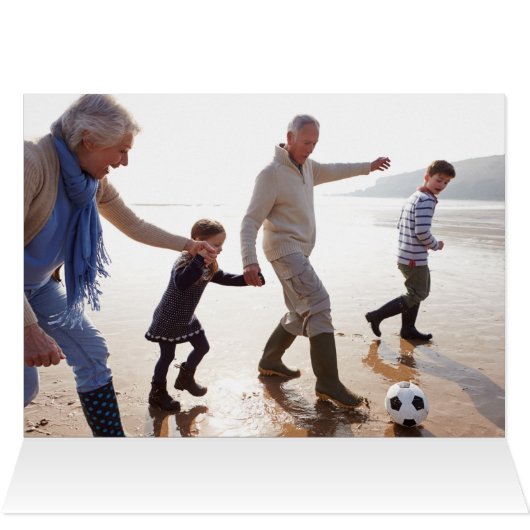 Moderne fotokaart voor oma (Binnen Horizontaal (Boven))