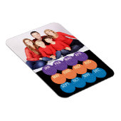 Moderne fotokalender 2018 magneet (Rechterzijde)