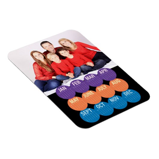 Moderne fotokalender 2018 magneet (Rechterzijde)