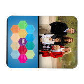Moderne fotokalender 2018 magneet (Horizontaal)