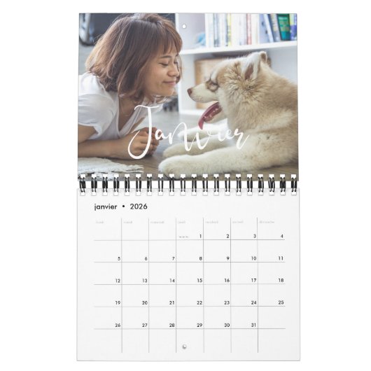 Moderne fotokalender 2021 kalender (Jan 2026)