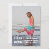 Moderne fotoklasse 20XX Afstuderen Aankondiging (Voorkant)