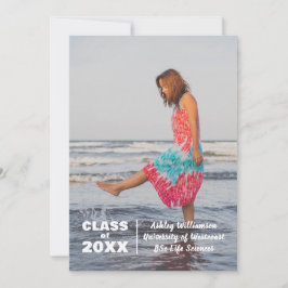 Moderne fotoklasse 20XX Afstuderen Aankondiging
