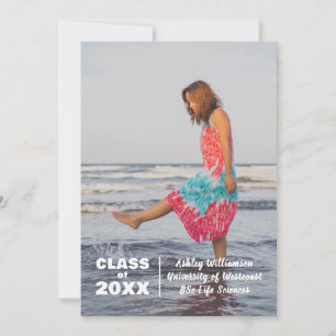 Moderne fotoklasse 20XX Afstuderen Aankondiging