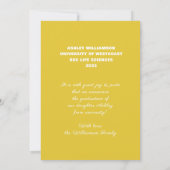 Moderne fotoklasse 20XX Afstuderen Aankondiging (Achterkant)