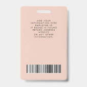 Moderne fotomedewerker badge (Achterkant)