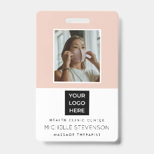 Moderne fotomedewerker badge