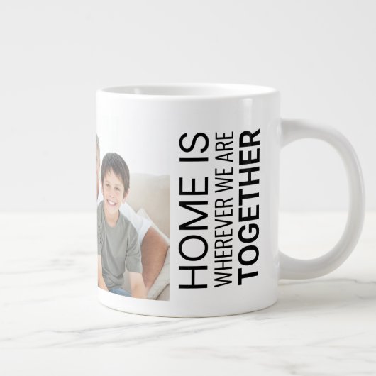 Moderne Fotomok Grote Koffiekop (Rechts)