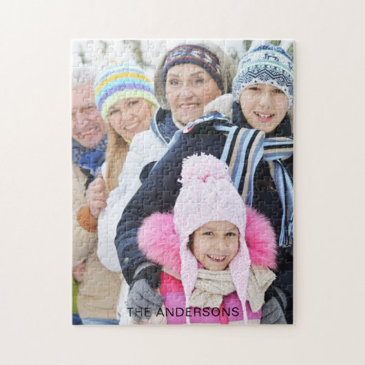 Moderne fotonaam legpuzzel (Verticaal)