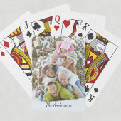 Moderne fotonaam pokerkaarten