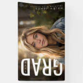 Moderne FotoPop Afstudeerklas Spandoek (Verticaal)