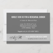 Moderne fotorepetitie - binnenuitnodiging kaart (Achterkant)