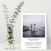 Moderne fotorepetitie met minimale bruiloft en din kaart