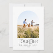 Moderne fotoroestboog met typografie (Voorkant)