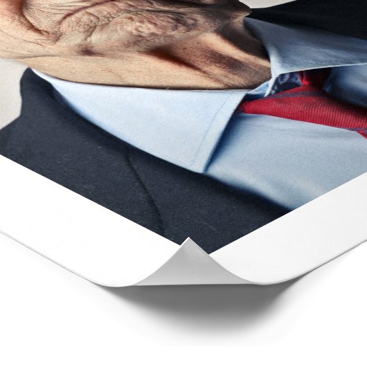 Moderne fotorooster-herdenking | Uitvaart Poster (Hoek)