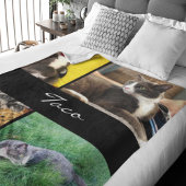 Moderne foto's Collage Cat Fleece Deken