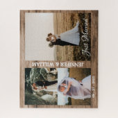 Moderne foto's simpel gepersonaliseerd cadeautje l legpuzzel (Verticaal)