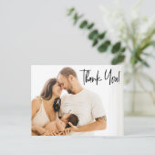 Moderne foto's van ActionScript Baby Girl Aankondigingskaart (Staand voorkant)