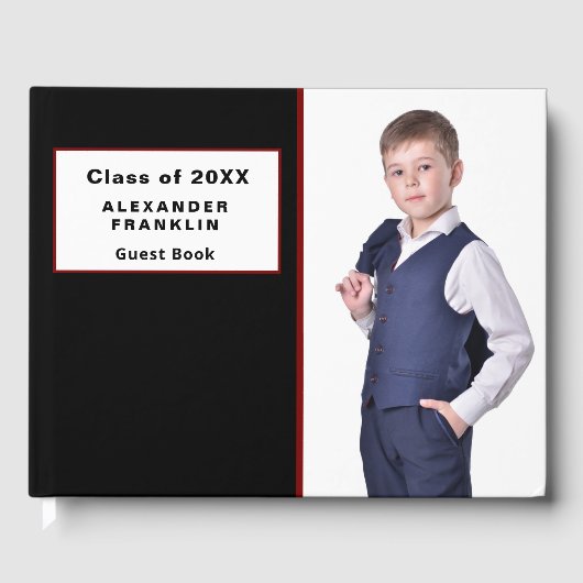 Moderne foto's van de Klasse van het Afstuderen Af Gastenboek (Voorkant)