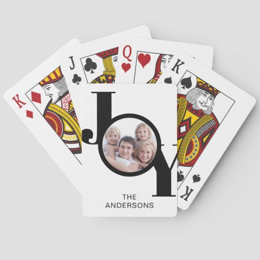 Moderne fotoserie pokerkaarten (Achterkant)