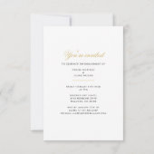 Moderne fotoservice-partij kaart (Achterkant)