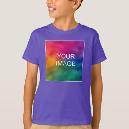 Moderne Fotosjabloon Jeugd Kinder Jongens Online K T-shirt