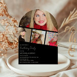 Moderne Fotostrip Collage Arched Verjaardagsfeest Kaart<br><div class="desc">Zet de toon voor uw feest met onze moderne boogvormige verjaardagsuitnodiging. Dit unieke ontwerp is voorzien van een boeiende fotocollage strip gelaagd over een grotere foto,  bekroond door een gemakkelijk aanpasbare partij sjabloon. Voeg je persoonlijke touch toe voor een verjaardagsuitnodiging die niet alleen informatief is,  maar ook een aandenken.</div>