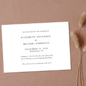 Moderne fotostrip collage save the date