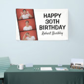 Moderne fotostrip | Verjaardagsbanner Spandoek (Beurs)